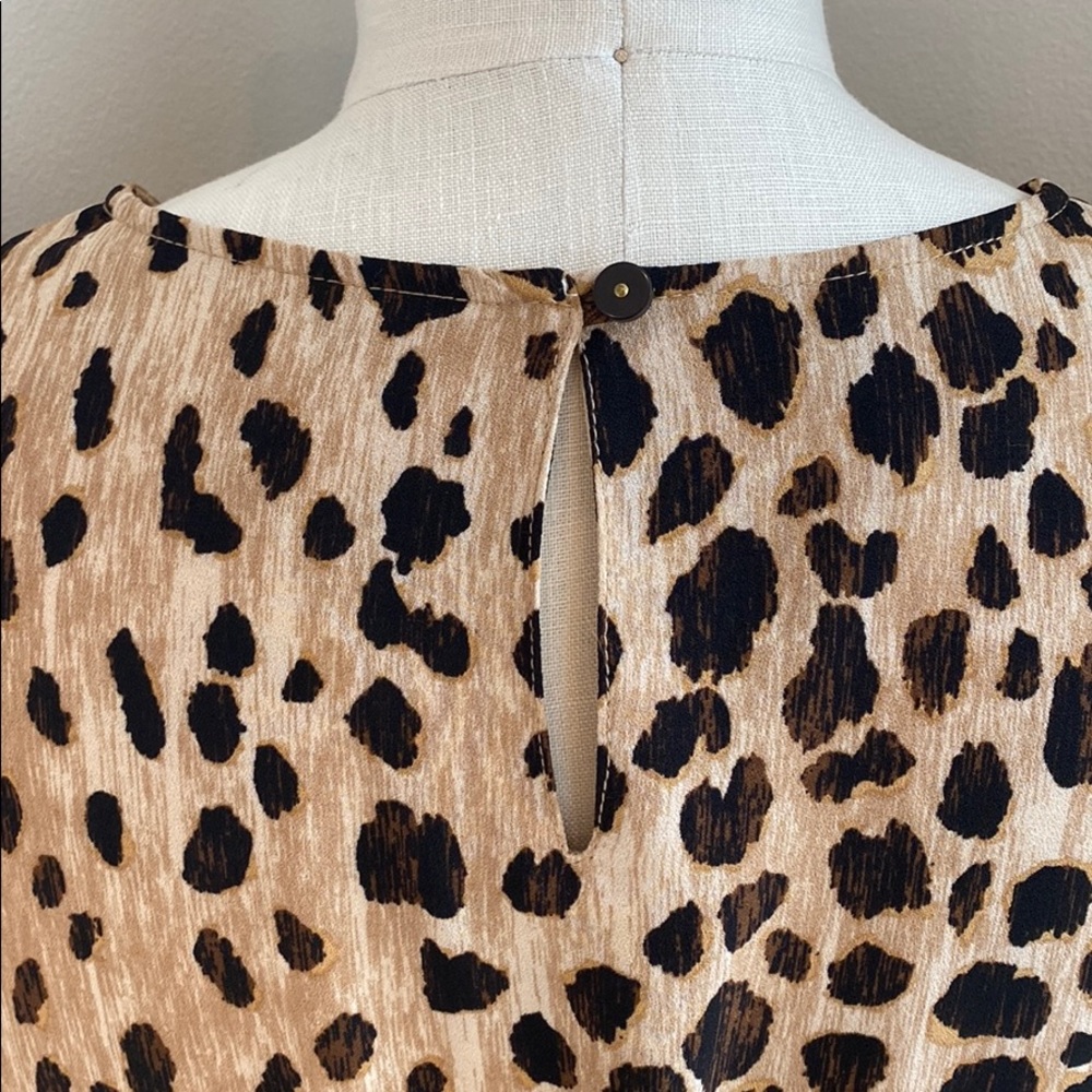 Wild Cat printed sheath dress with tie waist - Picture 6 of 8